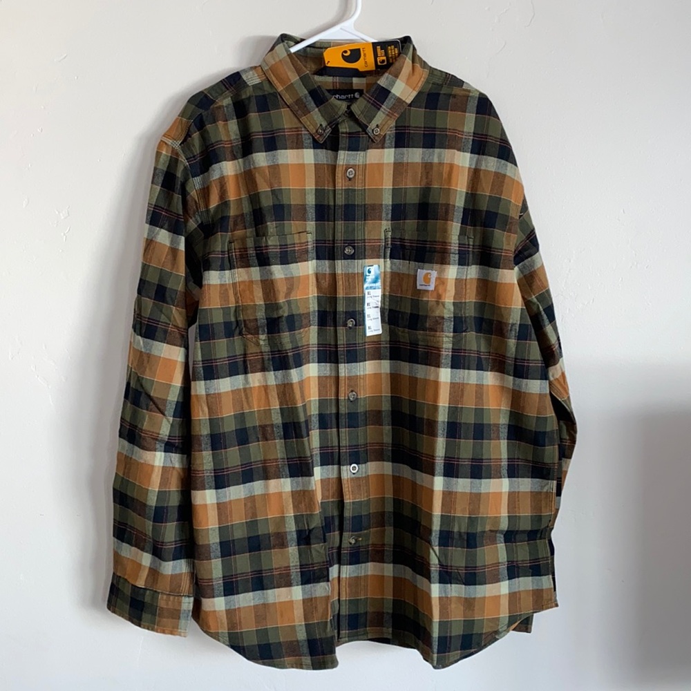 Carhartt plaid rugged flex shirt